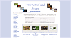 Desktop Screenshot of business-card-store.com