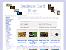 Tablet Screenshot of business-card-store.com